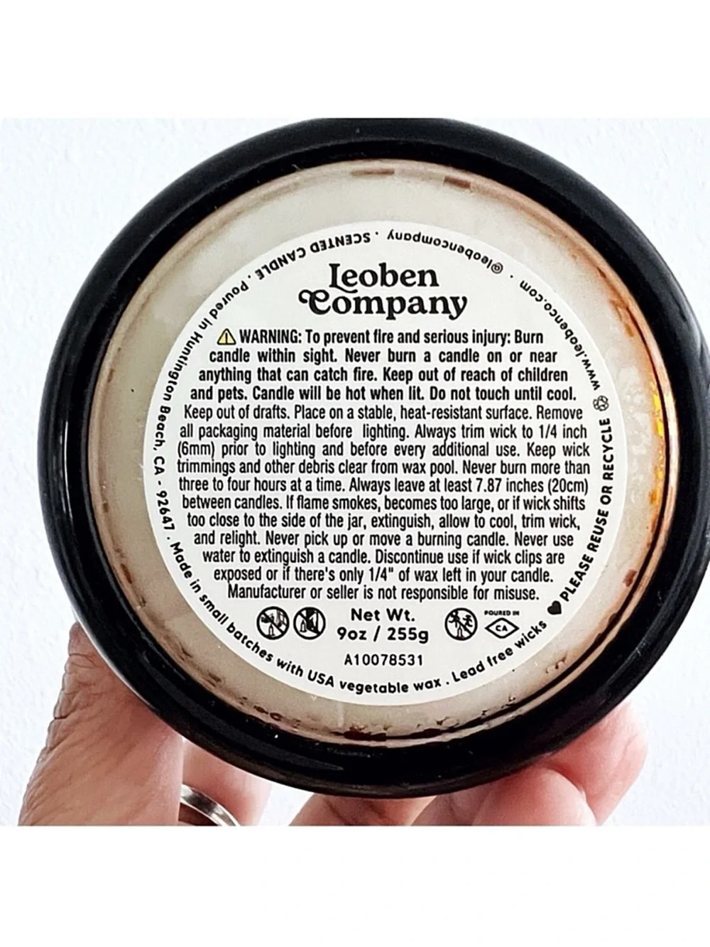 Leoben Company Golden Pumpkin Scented Candle - Brown